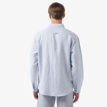  Lacoste Erkek Relaxed Fit Mavi Gömlek