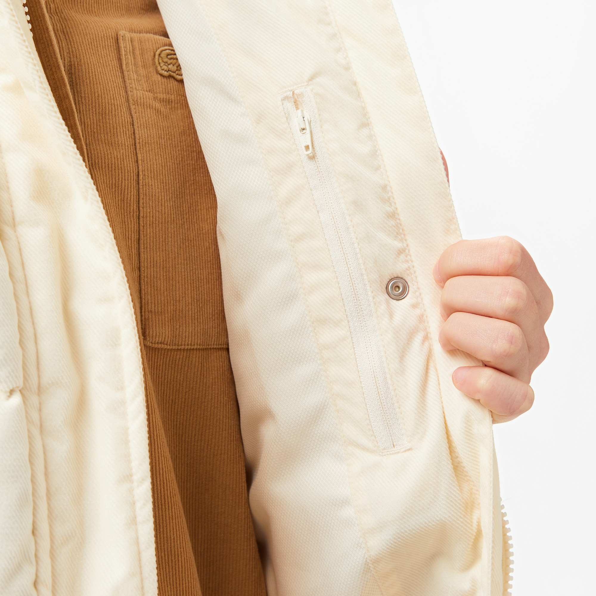 Lacoste Kadın Beyaz Mont