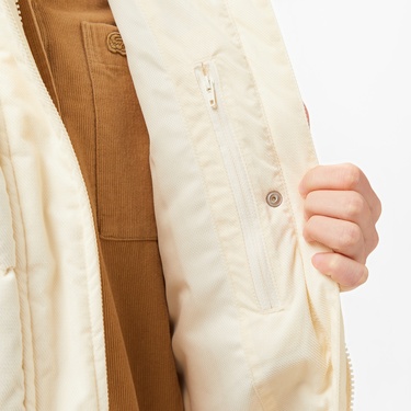  Lacoste Kadın Beyaz Mont