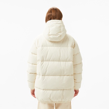  Lacoste Kadın Beyaz Mont