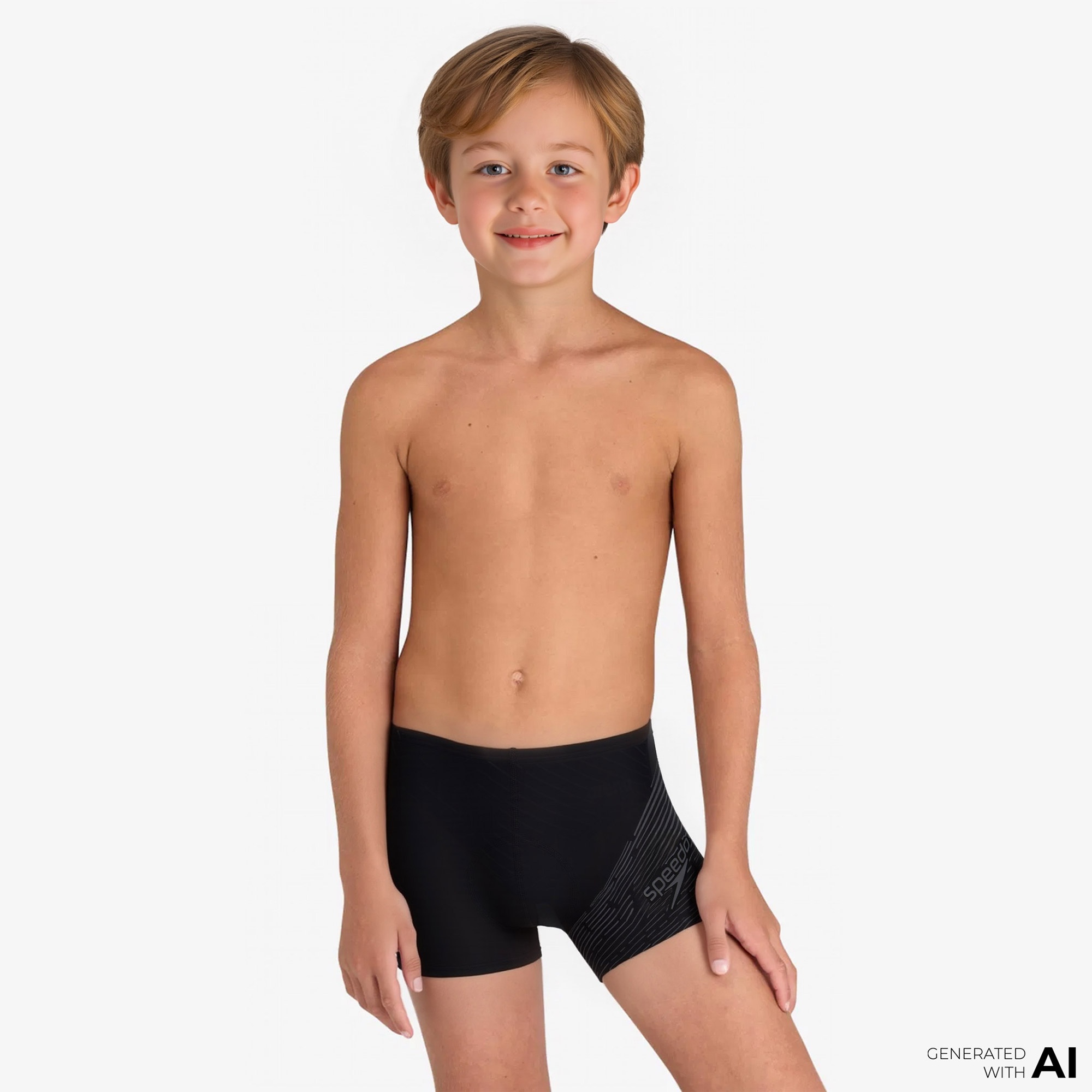 Speedo Eco Medley Çocuk Siyah Mayo