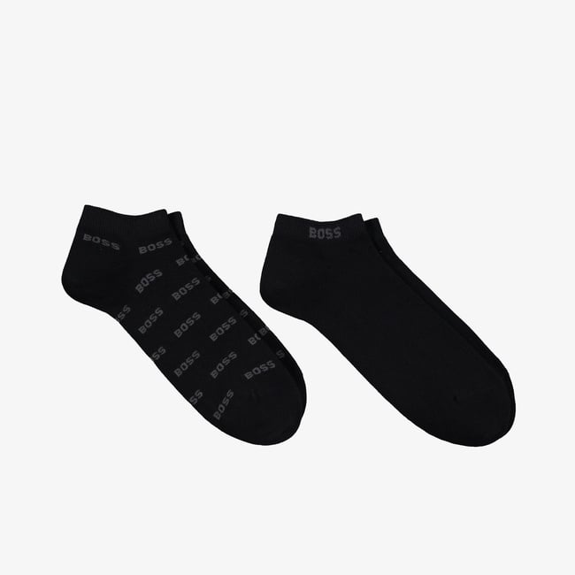  Boss 2'li Erkek Siyah Çorap