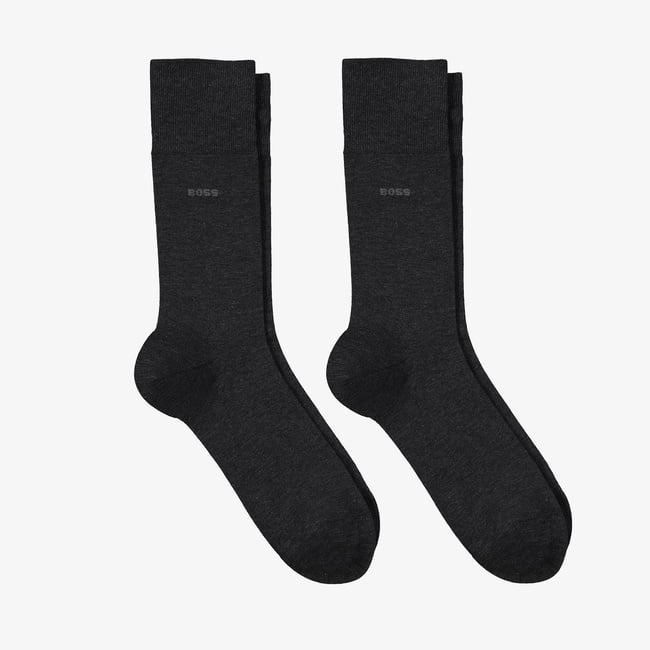  Boss 2'li Erkek Siyah Çorap