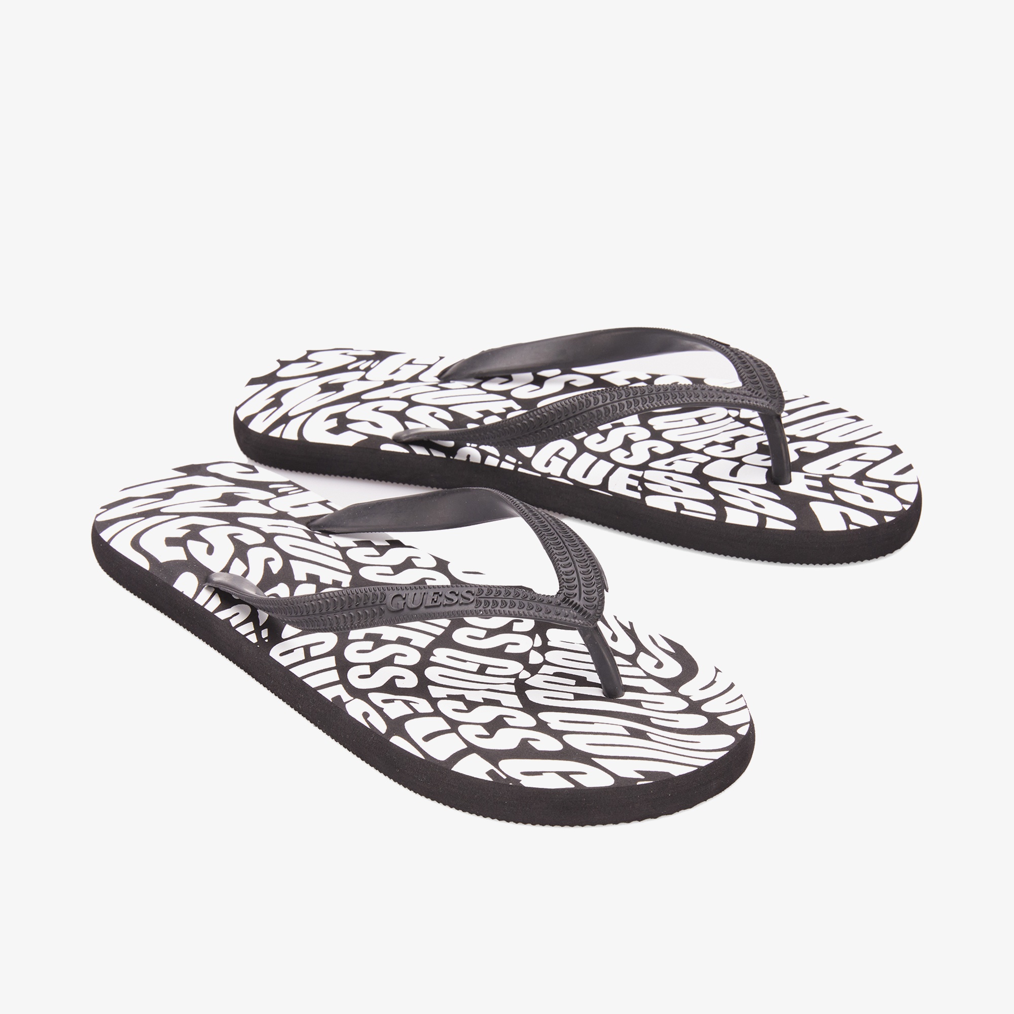 Guess Flip Flop Erkek Siyah Plaj Terliği