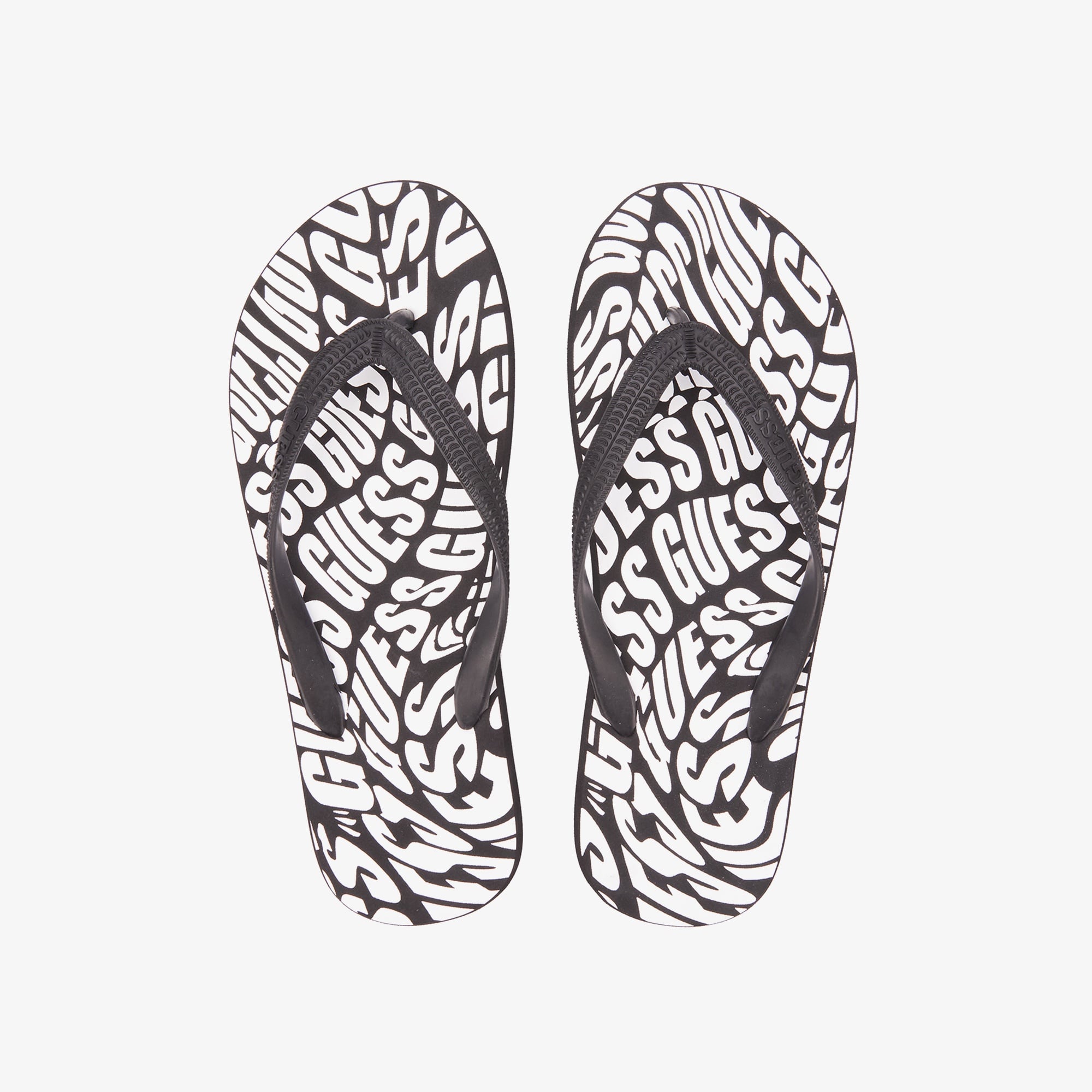 Guess Flip Flop Erkek Siyah Plaj Terliği