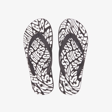  Guess Flip Flop Erkek Siyah Plaj Terliği