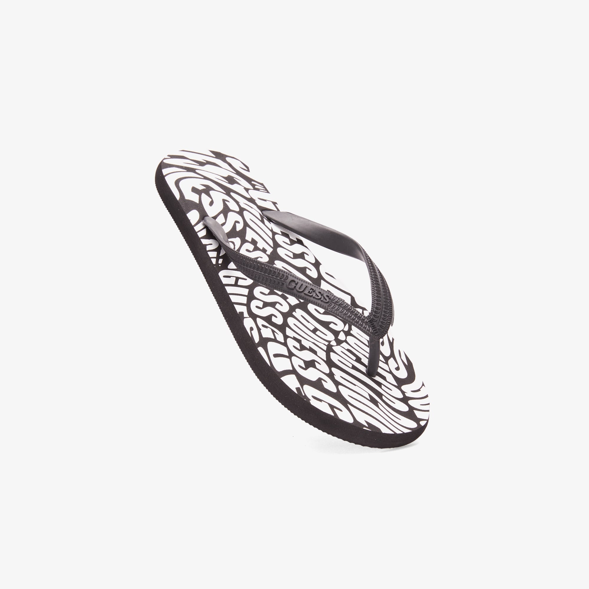 Guess Flip Flop Erkek Siyah Plaj Terliği