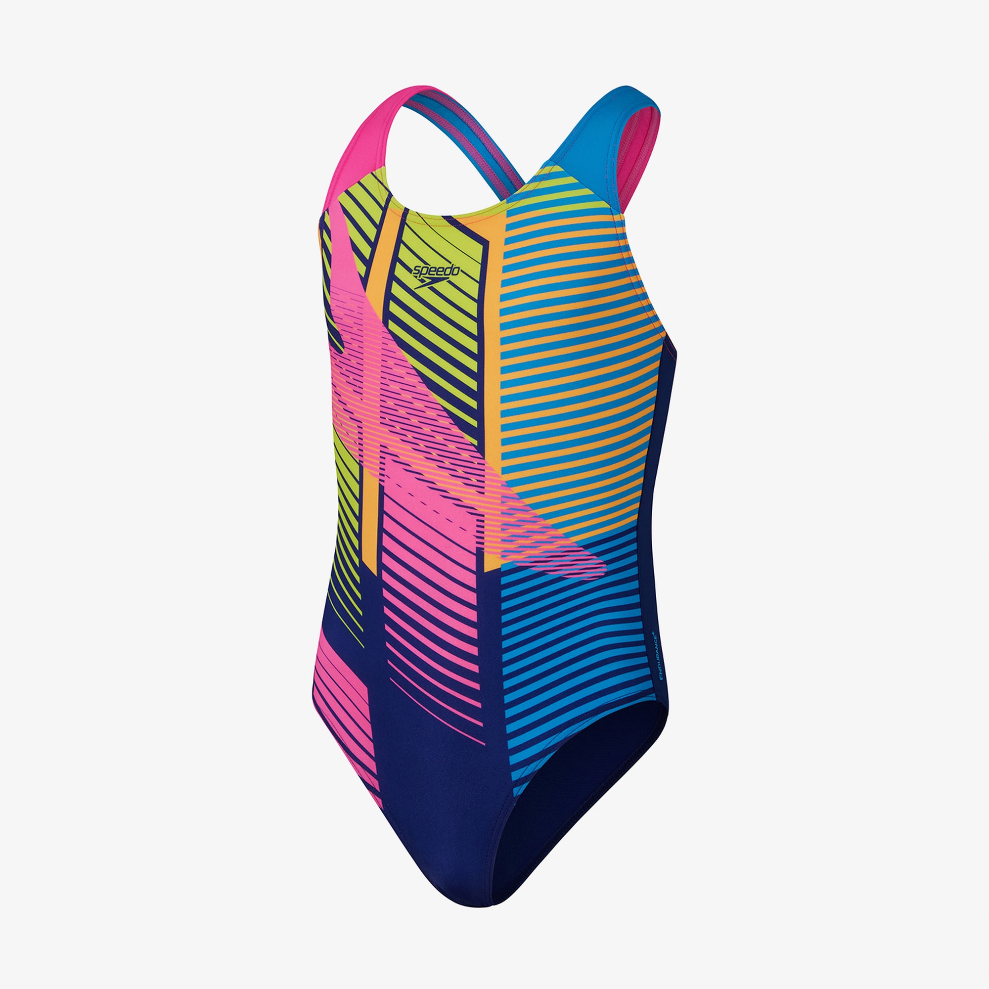 Speedo Allover Digital Splashback Çocuk Renkli Mayo