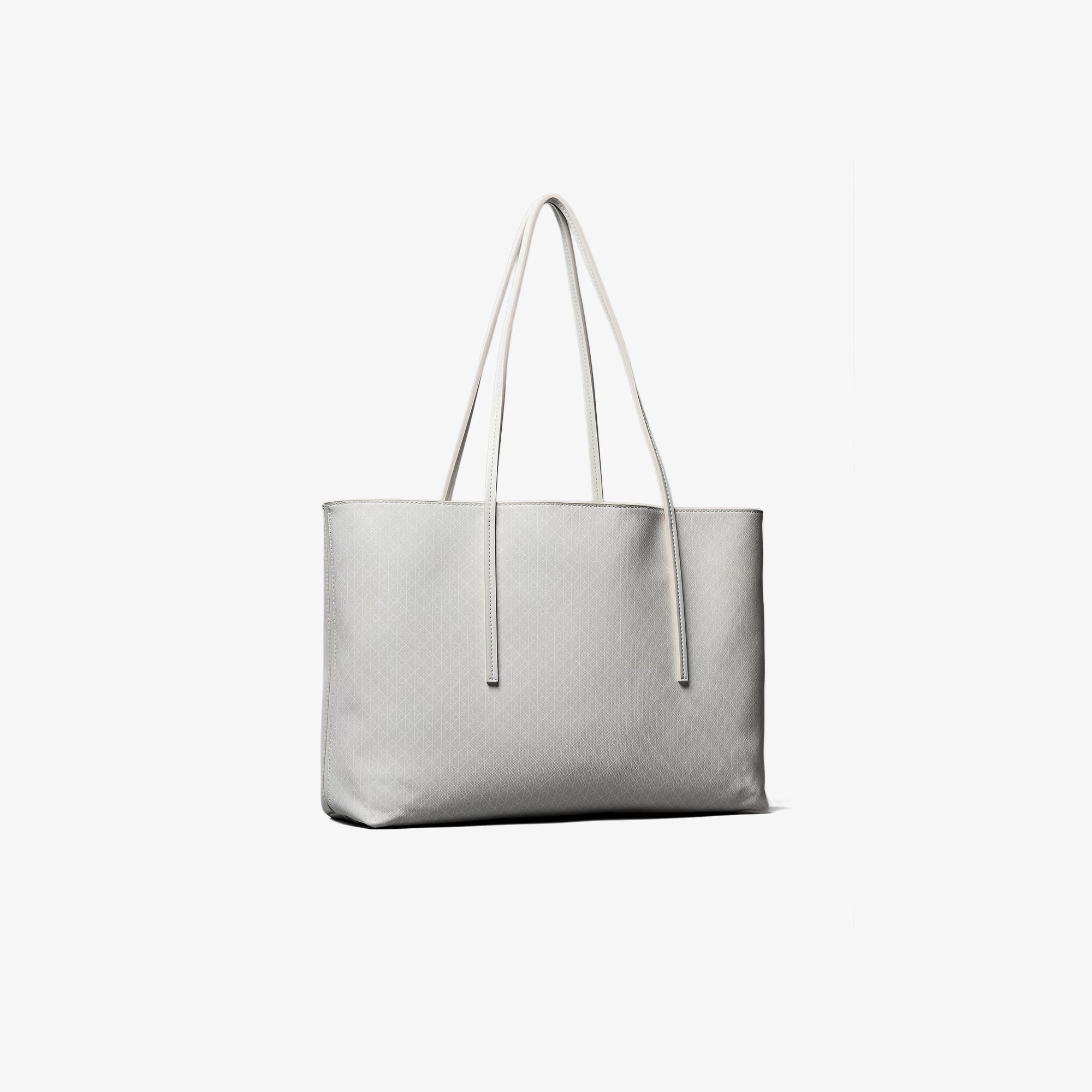 Calvin Klein Emblem Tote Kadın Beyaz Çanta