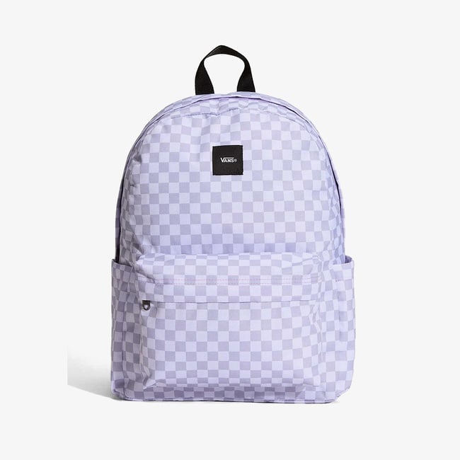  Vans Old Skool Grom Check Çocuk Mor Sırt Çantası