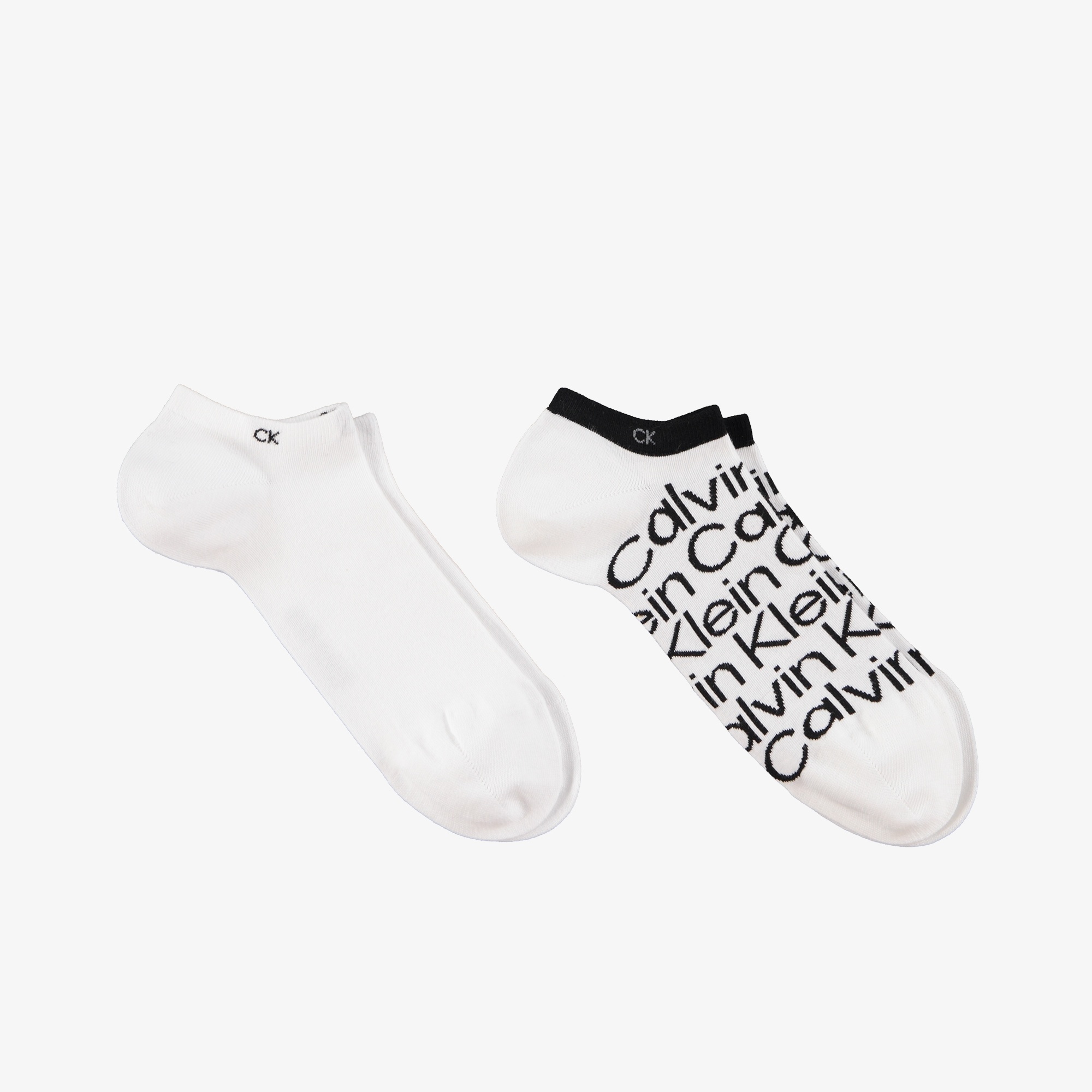 Calvin Klein Erkek 2'li Beyaz Çorap
