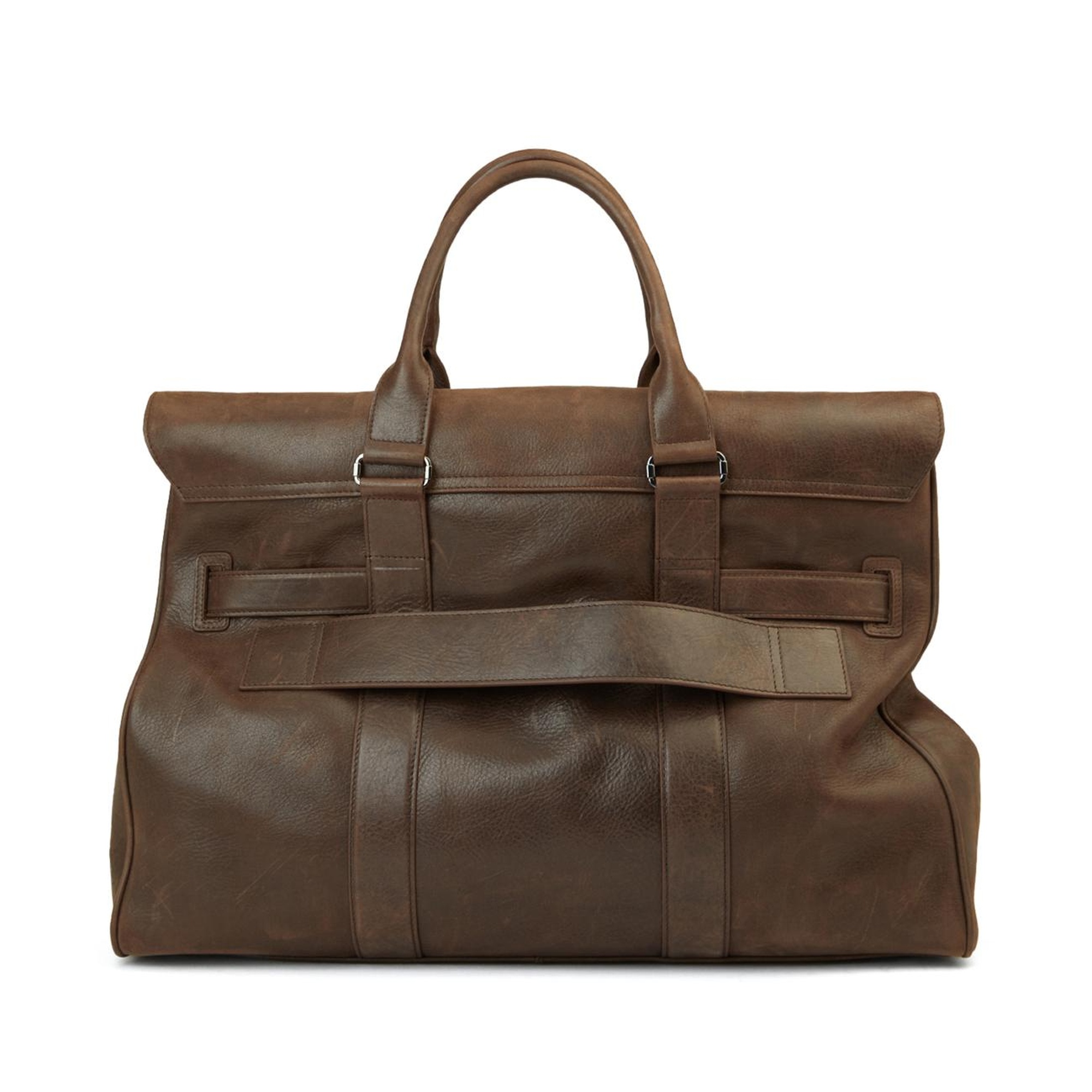 Network Erkek Kahverengi Deri Seyahat Çantası
