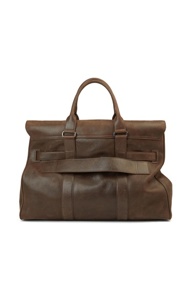  Network Erkek Kahverengi Deri Seyahat Çantası