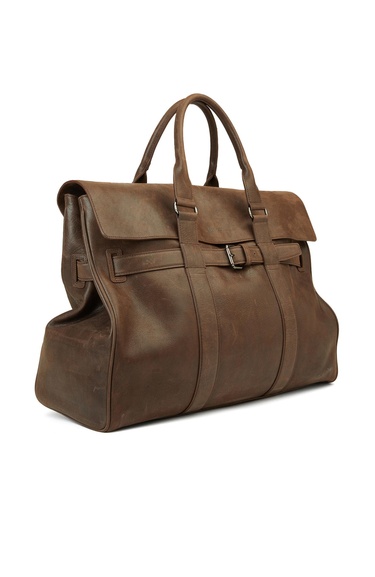  Network Erkek Kahverengi Deri Seyahat Çantası