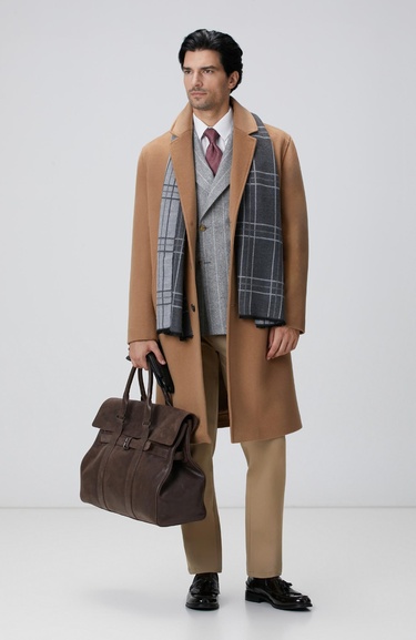  Network Erkek Kahverengi Deri Seyahat Çantası