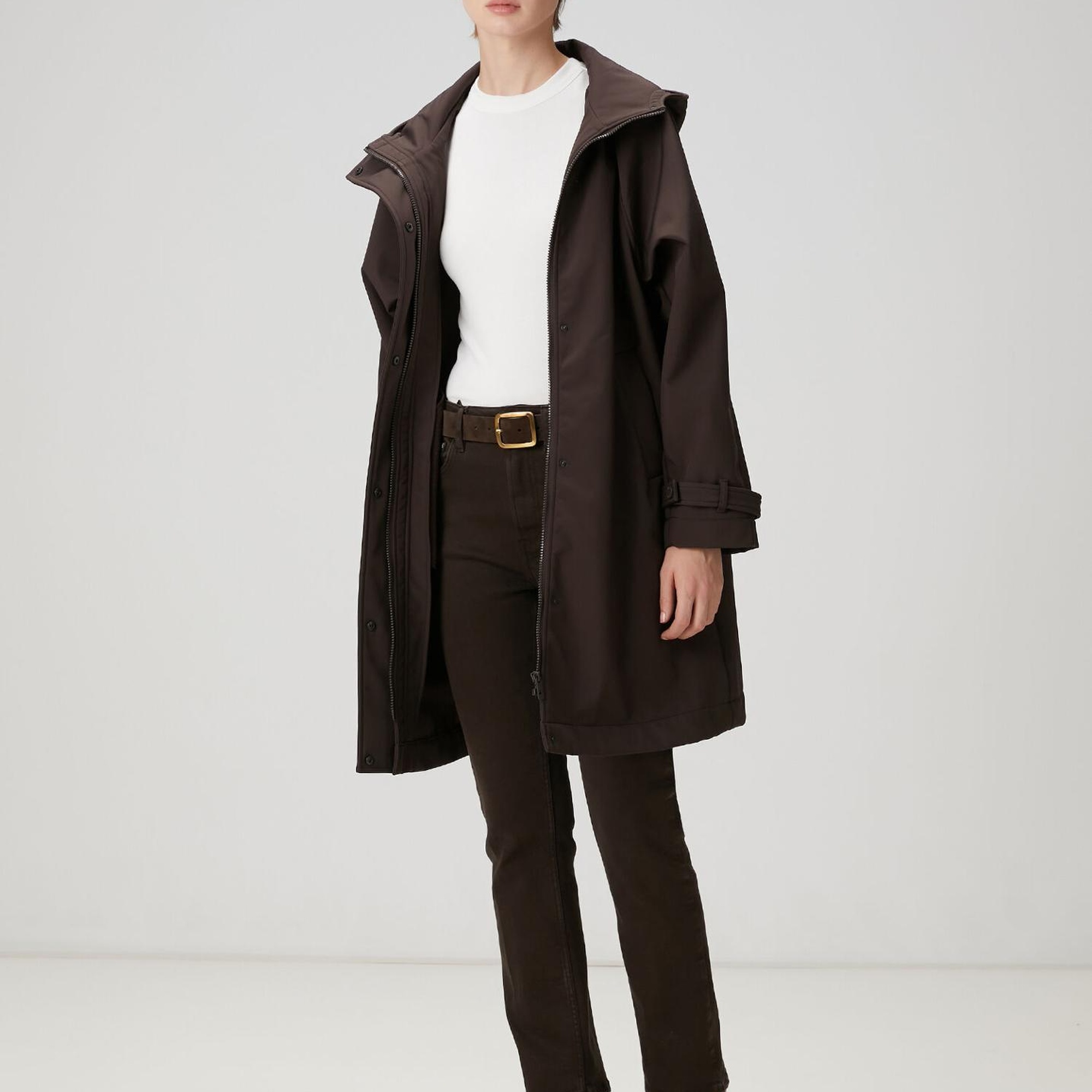 Beymen Club Kadın Kahverengi Kuş Aplikeli Kaban