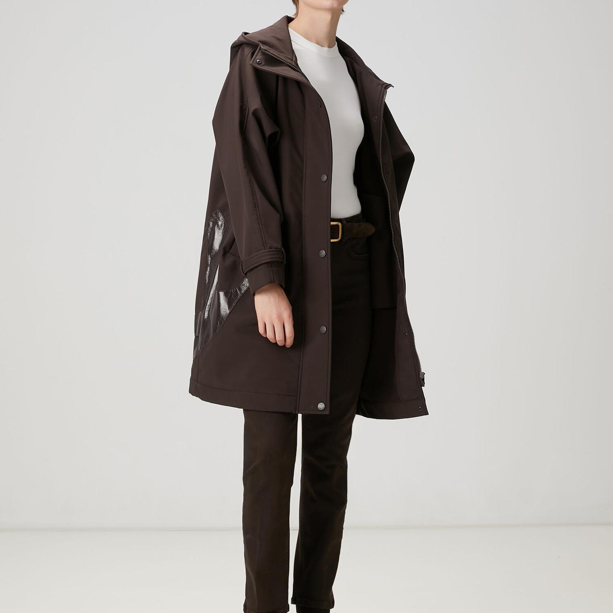 Beymen Club Kadın Kahverengi Kuş Aplikeli Kaban