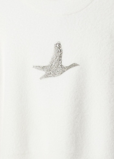  Beymen Club Kadın Beyaz İşlemeli Logolu Kazak