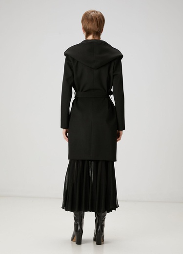  Beymen Club Kadın Siyah Kapüşonlu Palto