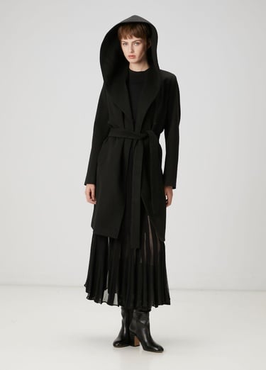  Beymen Club Kadın Siyah Kapüşonlu Palto