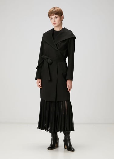  Beymen Club Kadın Siyah Kapüşonlu Palto