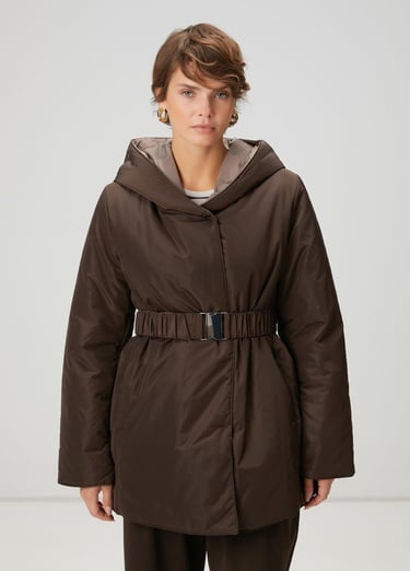  Beymen Club Kadın Kahverengi Çift Taraflı Mont