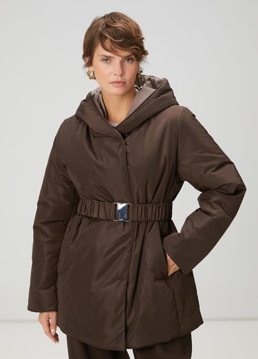  Beymen Club Kadın Kahverengi Çift Taraflı Mont