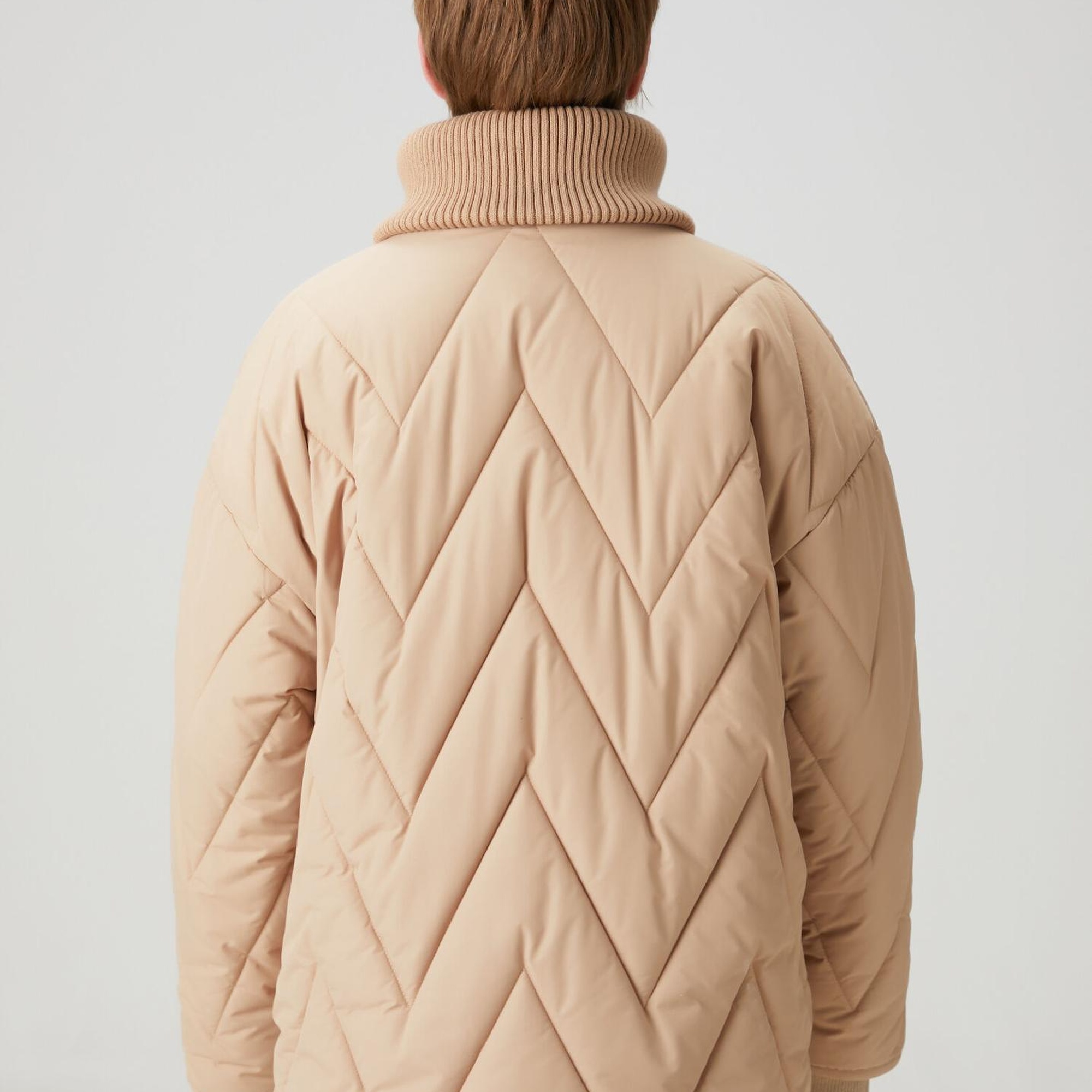 Beymen Club Kadın Kamel Zikzak Kapitoneli Mont