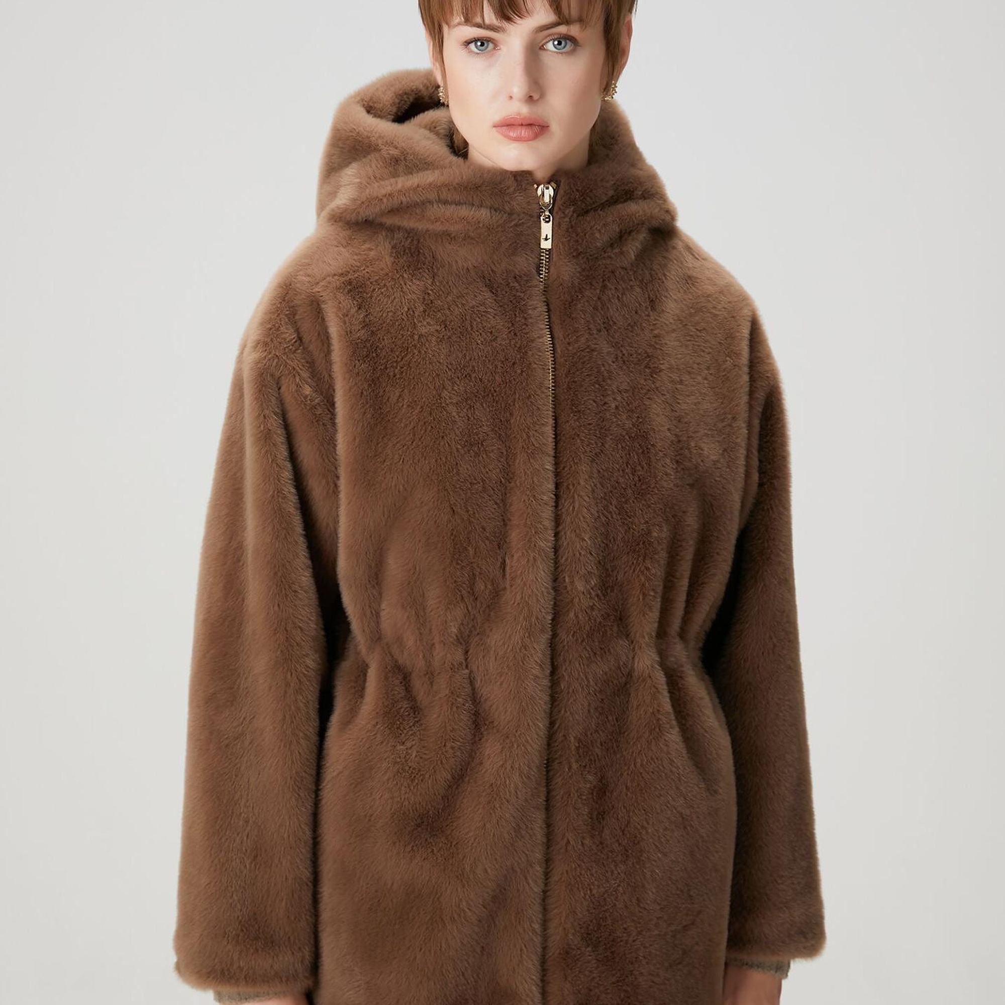 Beymen Club Kadın Vizon Kapüşonlu Mont