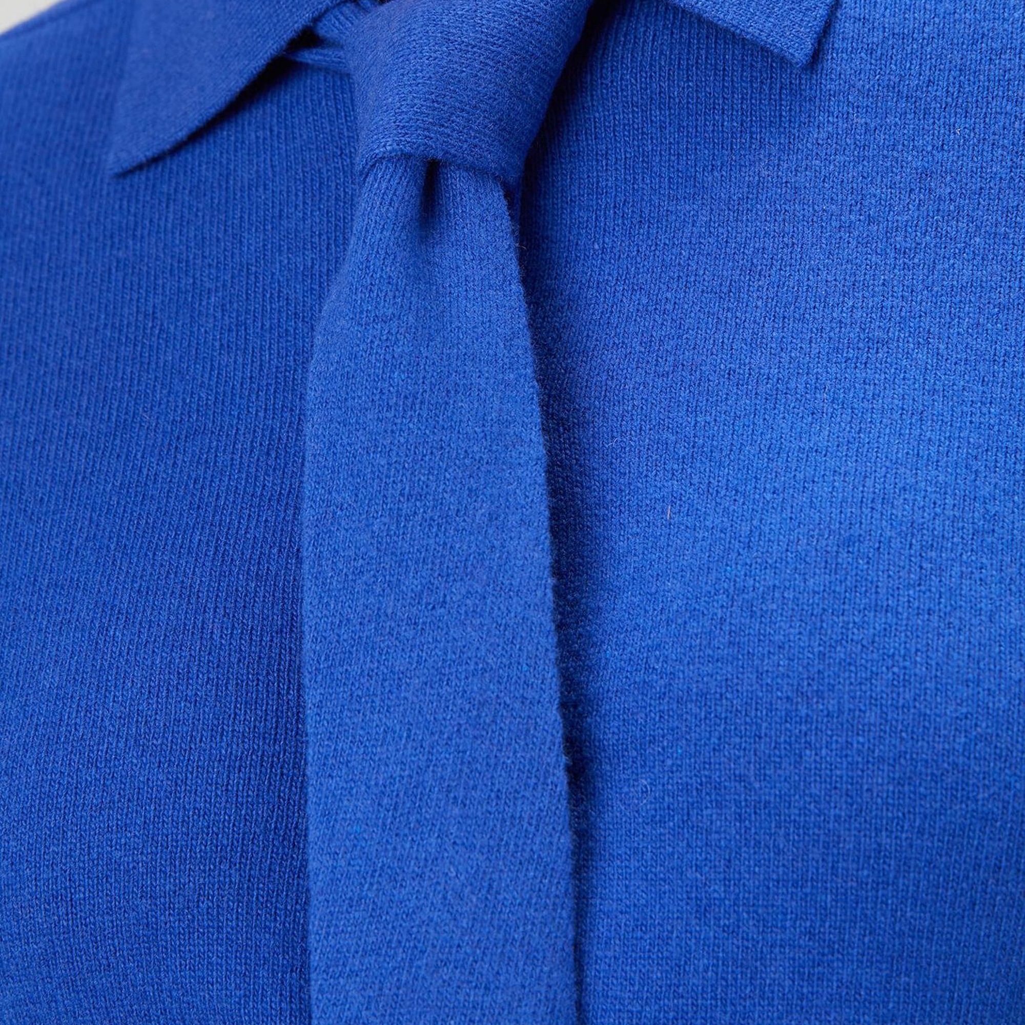 Beymen Club Kadın Kobalt Yün Polo Hırka