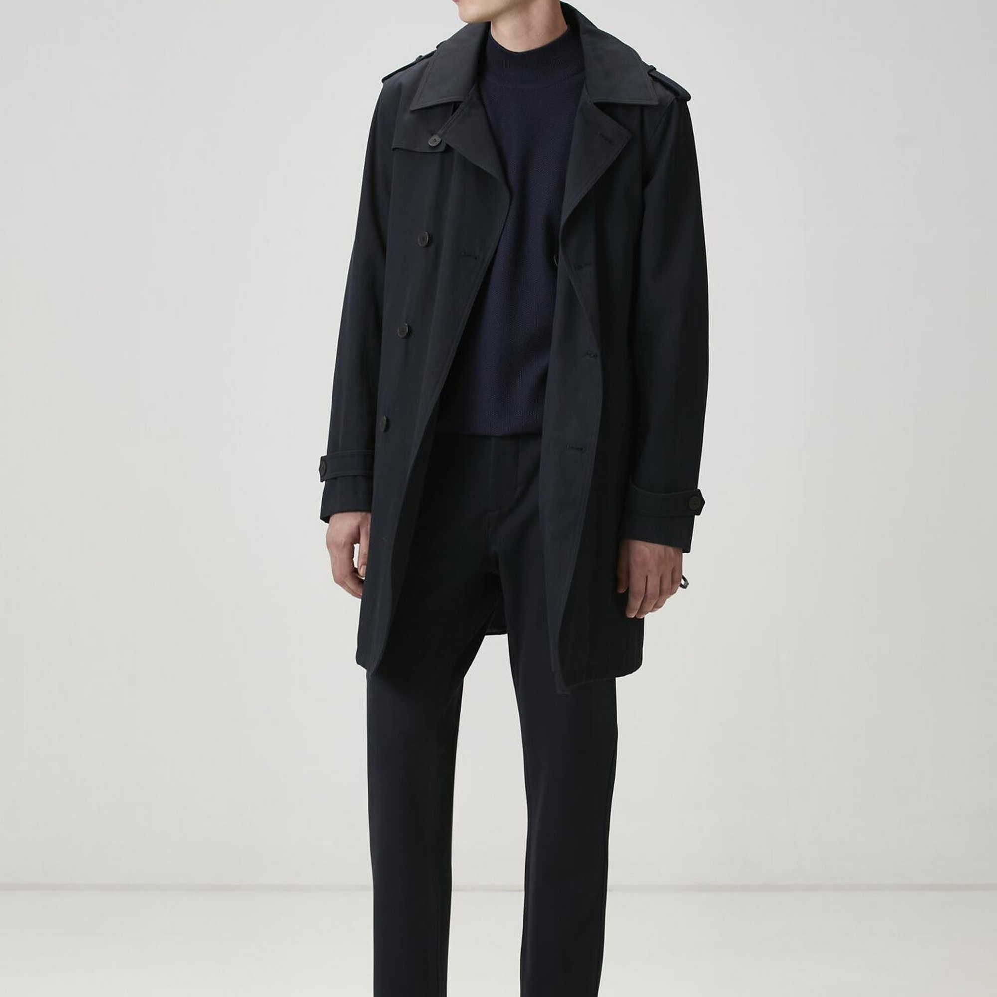 Beymen Club Erkek Lacivert Yarım Balıkçı Yaka Kazak