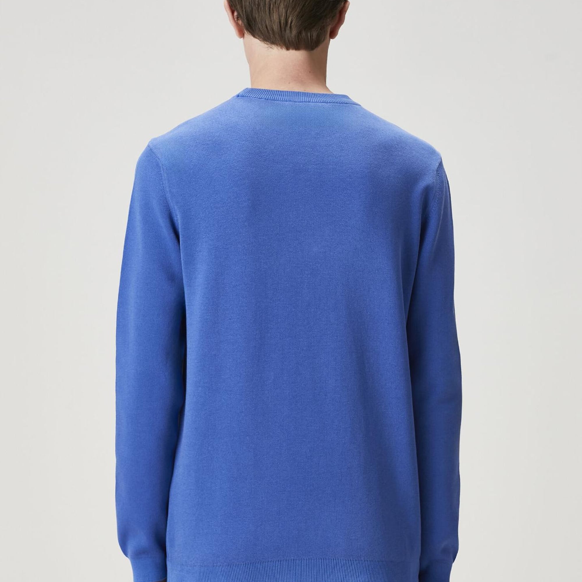 Beymen Club Erkek Saks Logo Jakarlı Kazak