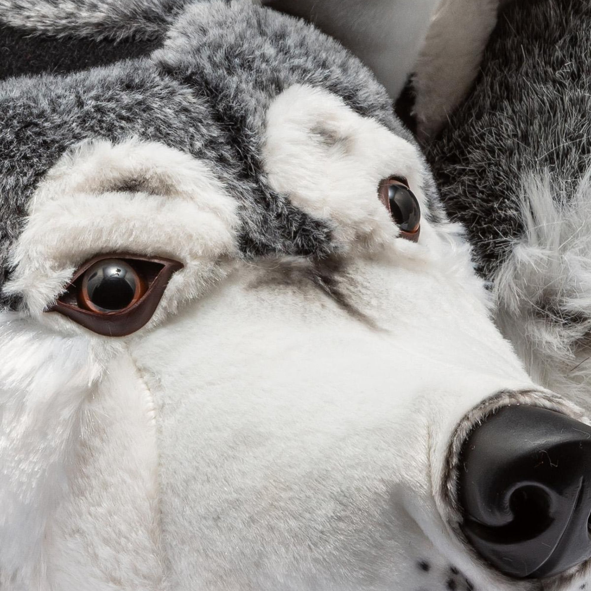 Siberia Erkek Hayvanlı Panduf Gri 41/46