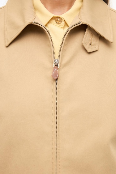  %100 Pamuk Açık Devetüyü Mont