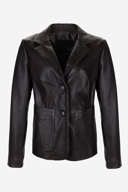  Valmenti Kadın Hakiki Deri Viski Eskitme Deri Mont