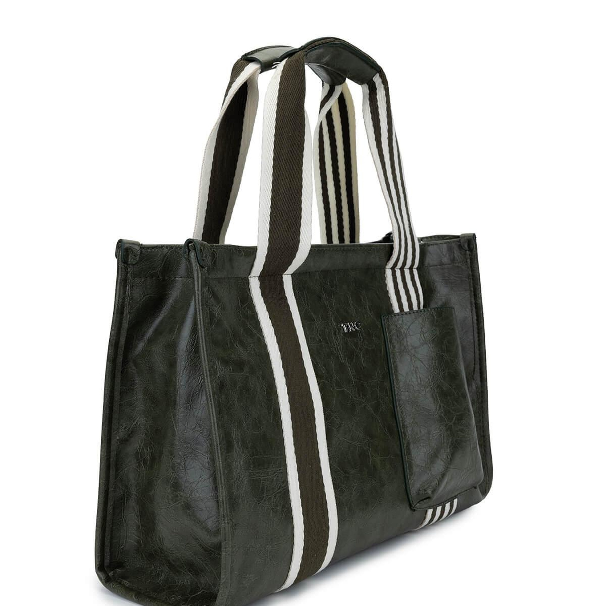 Tamer Tanca Kadın Vegan Haki Rugan Omuz Çanta