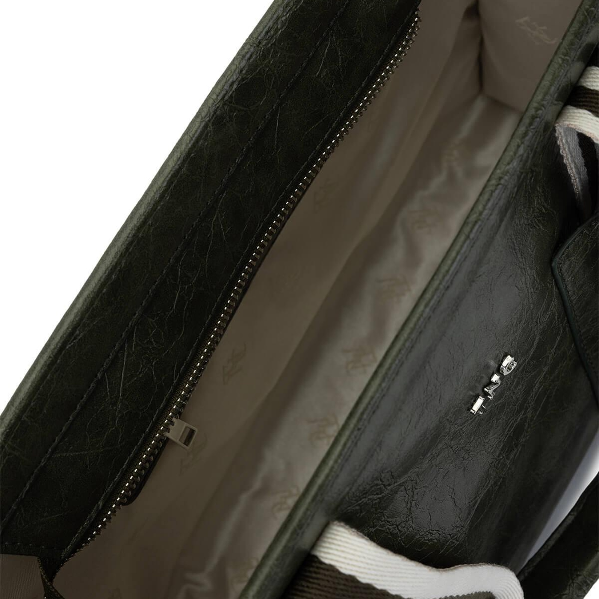 Tamer Tanca Kadın Vegan Haki Rugan Omuz Çanta