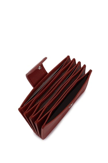  Tamer Tanca Unisex Hakiki Deri Kırmızı Kartlık