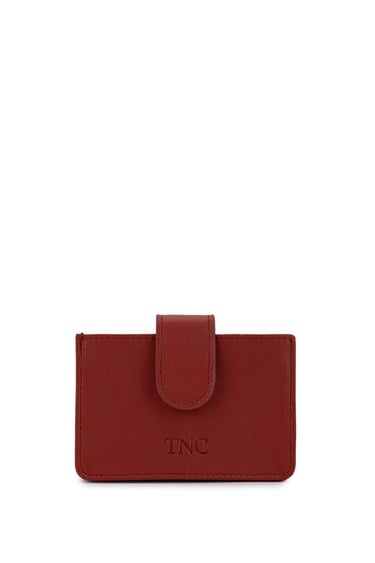  Tamer Tanca Unisex Hakiki Deri Kırmızı Kartlık
