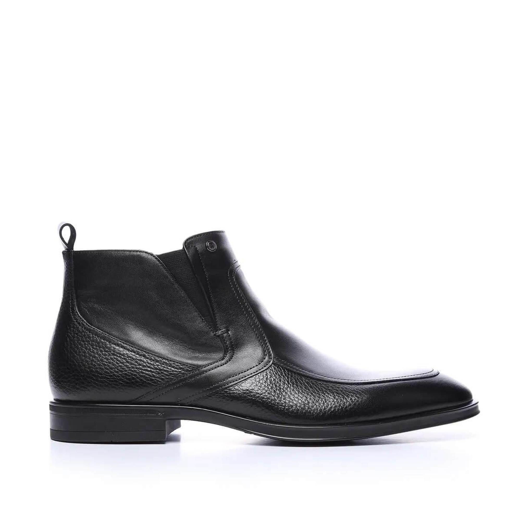 Tamer Tanca Erkek Hakiki Deri Siyah Klasik Bot