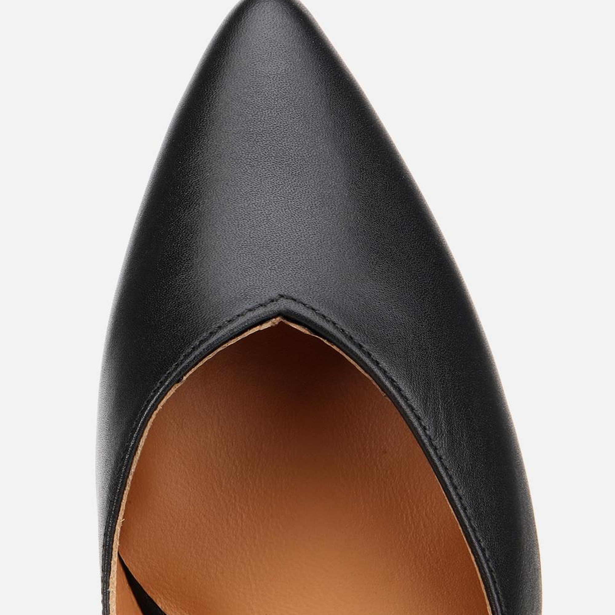 Kadın Deri Siyah İnce Topuklu Stiletto