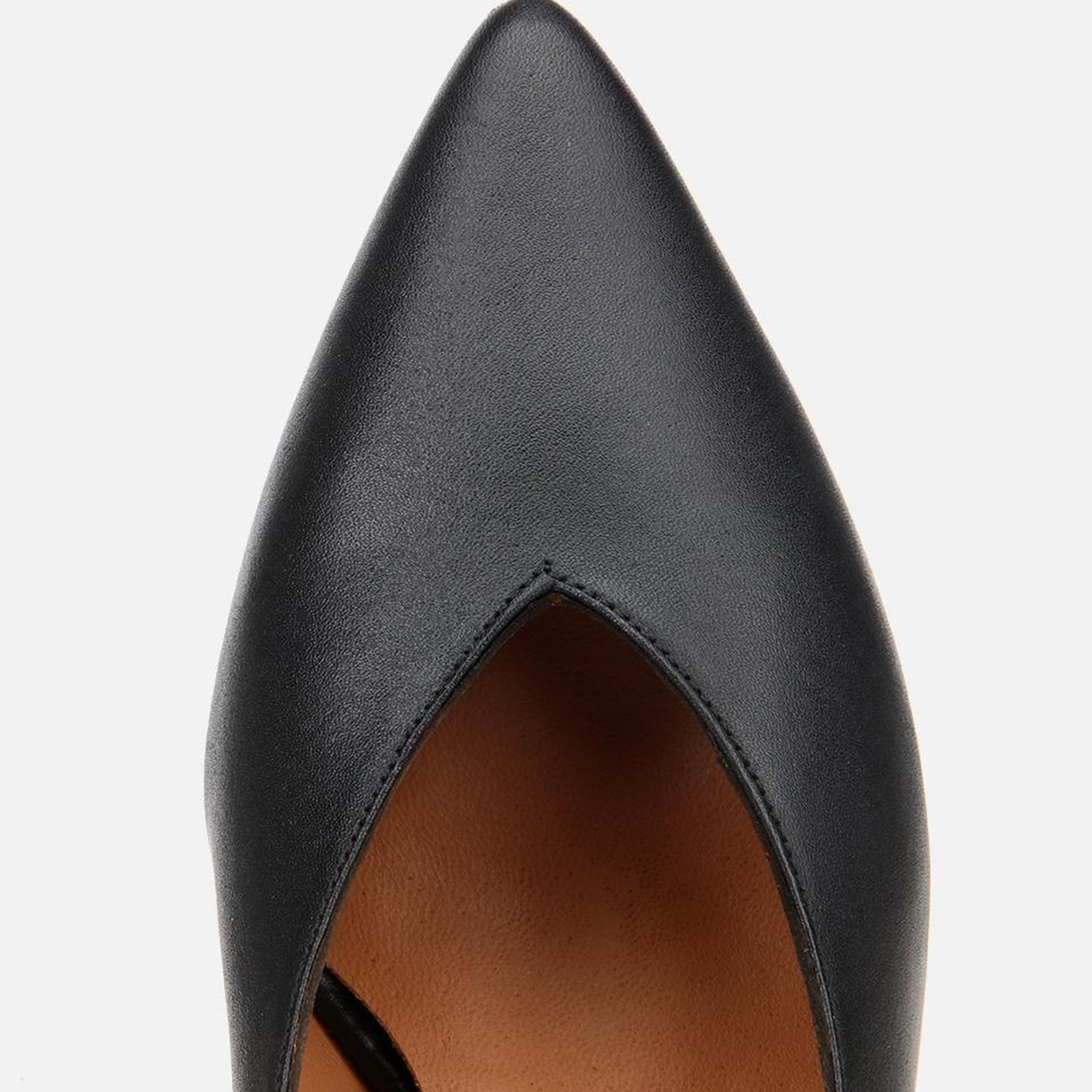 Kadın Deri Siyah İnce Topuklu Stiletto