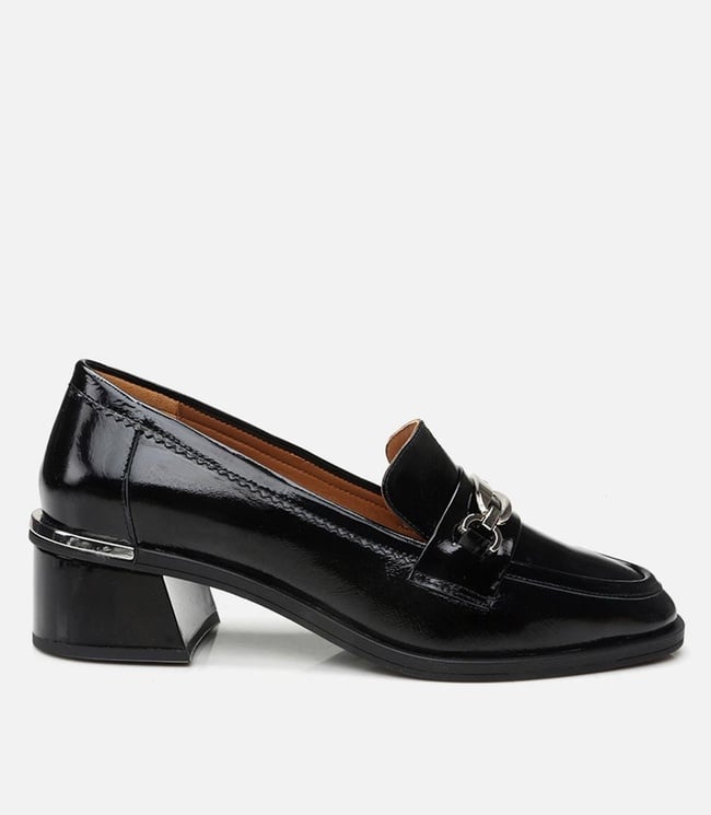  Kadın Deri Siyah Loafer