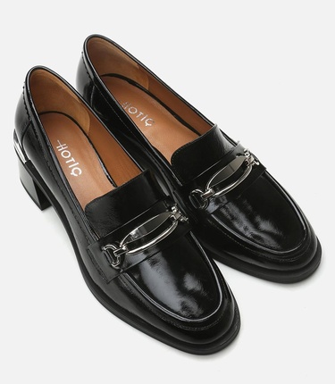  Kadın Deri Siyah Loafer