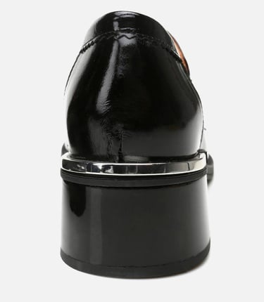  Kadın Deri Siyah Loafer