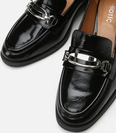  Kadın Deri Siyah Loafer