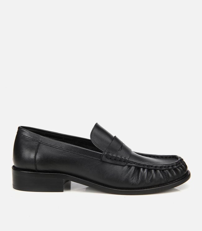  Kadın Deri Siyah Günlük Loafer