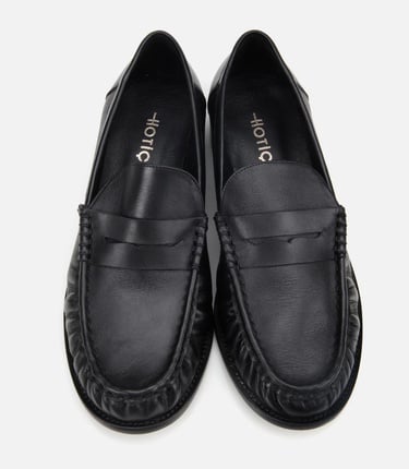  Kadın Deri Siyah Günlük Loafer