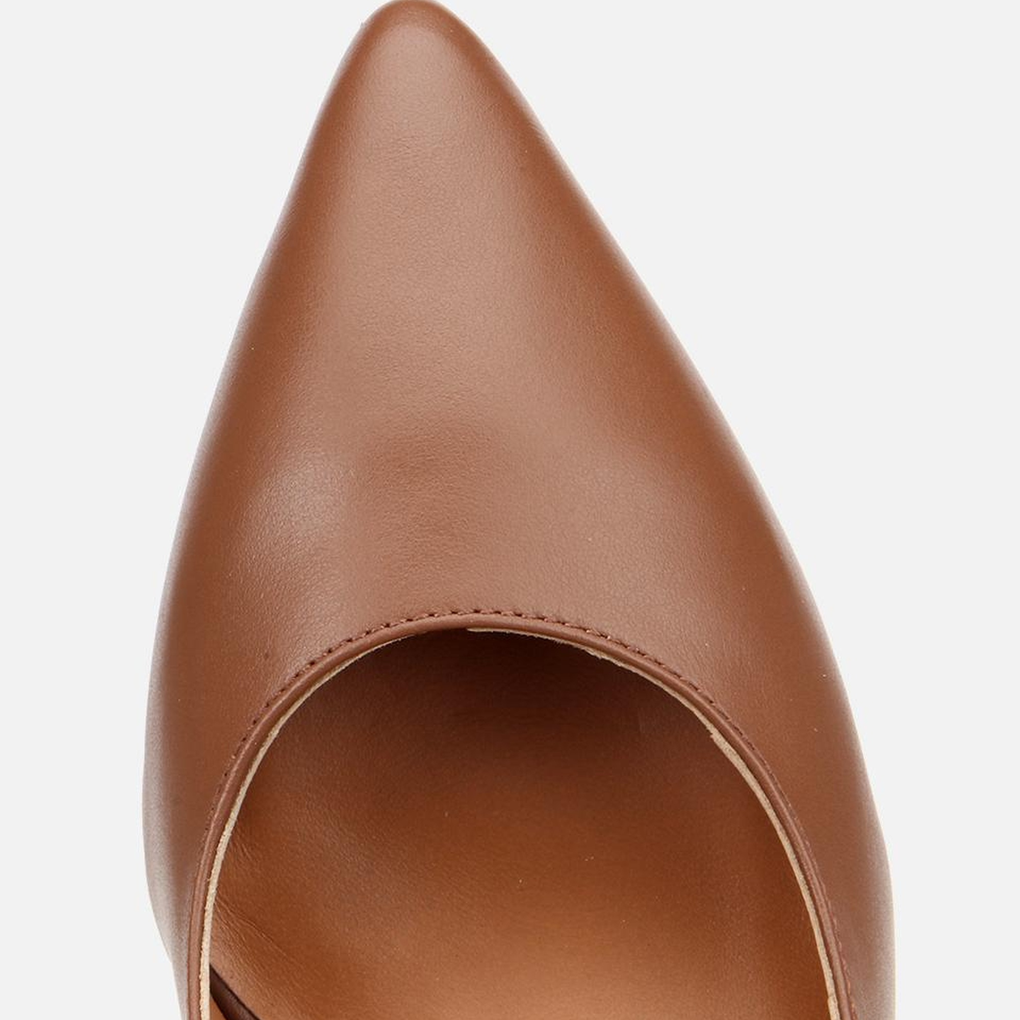 Kadın Deri Taba Esnek Tabanlı Stiletto