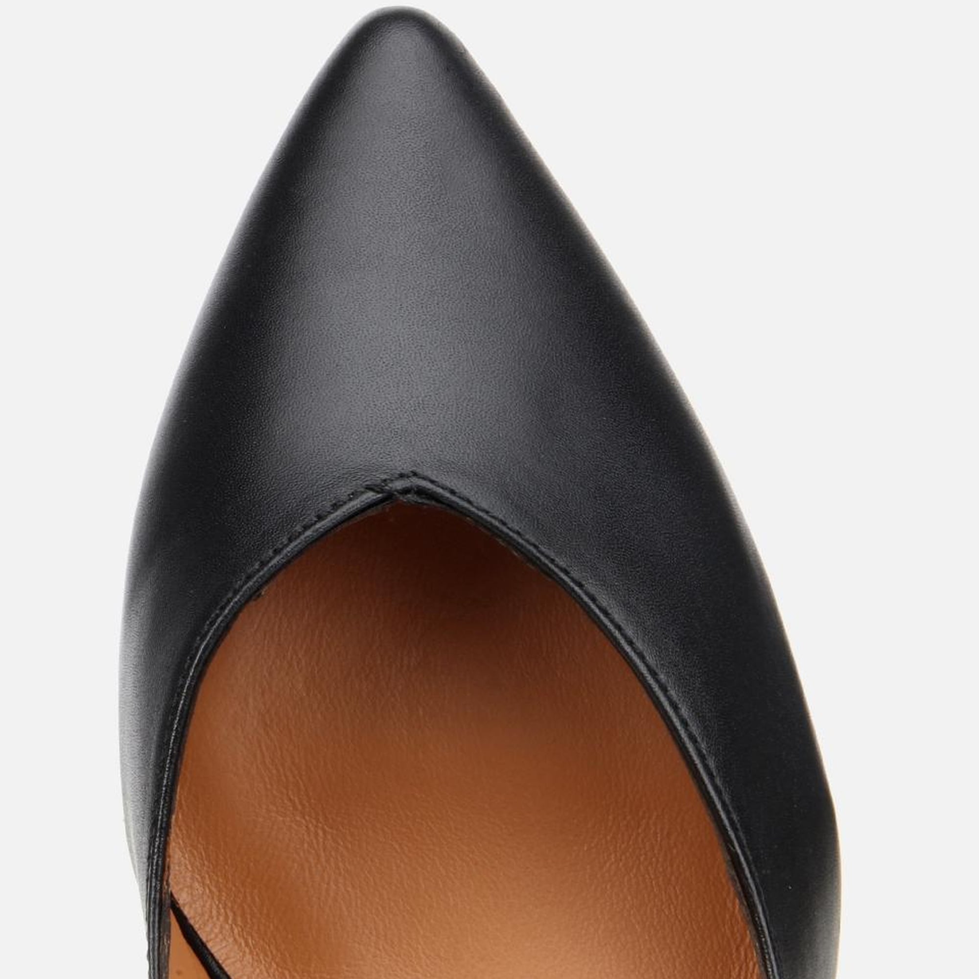 Kadın Deri Siyah Kalın Topuklu Ayakkabı